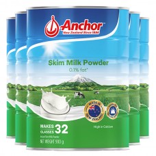 【新西兰直邮】ANCHOR 安佳脱脂罐装成人奶粉 6罐一箱 新旧包装随机发
